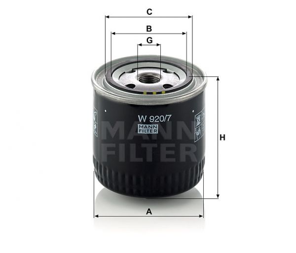 FILTRO MANN W920/7